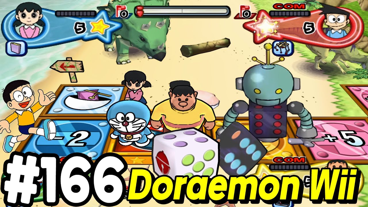 Doraemon Wii (ドラえもん Wii ) - Himitsu Dougu-ou Ketteisen! Walkthrough Part 166 Hard CPU | Alexgaming