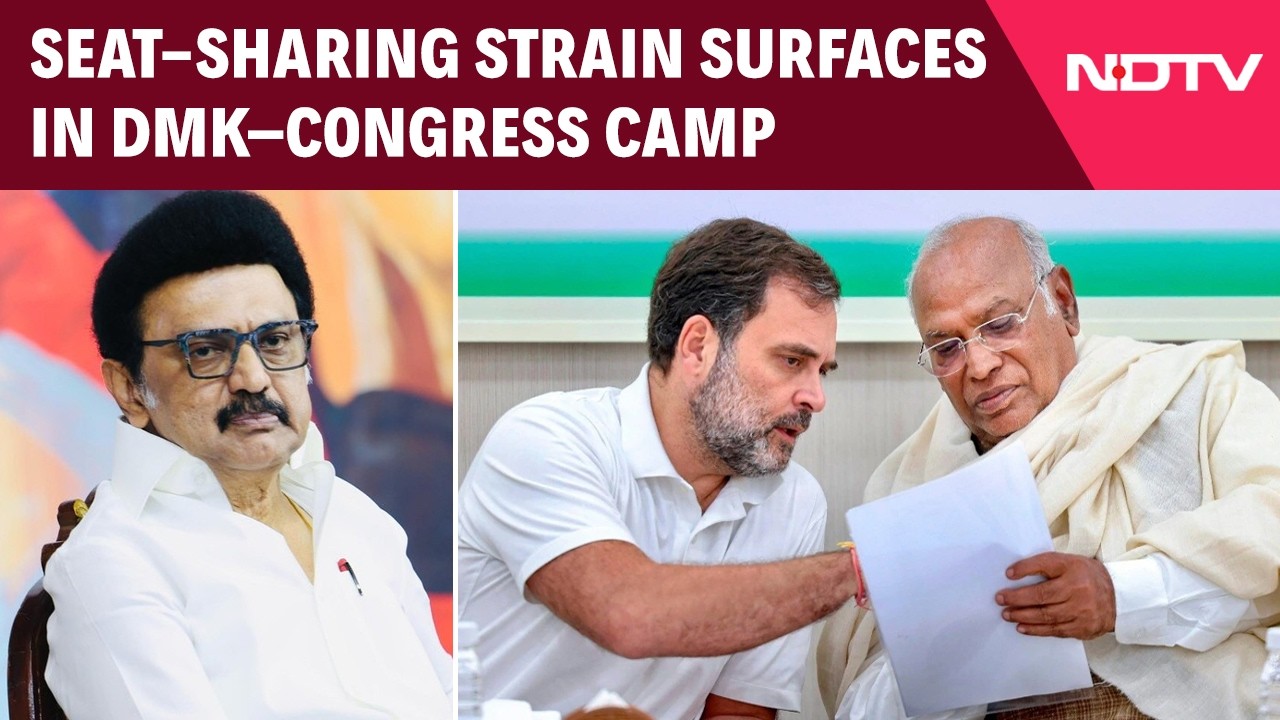 Tamil Nadu Polls | DMK, Congress Begin Seat-Sharing Talks Ahead of 2026 Tamil Nadu Polls
