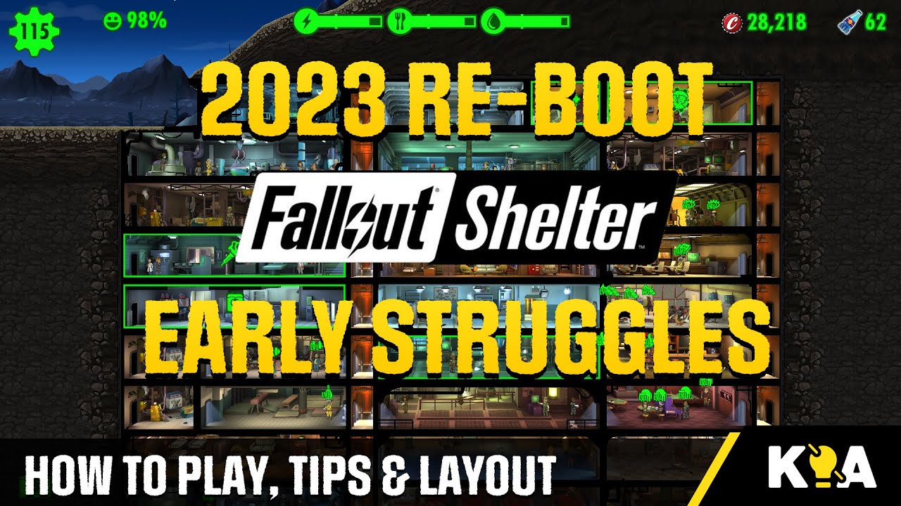 EARLY STRUGGLES - 2023 Re-Boot - Fallout Shelter - Episode 2