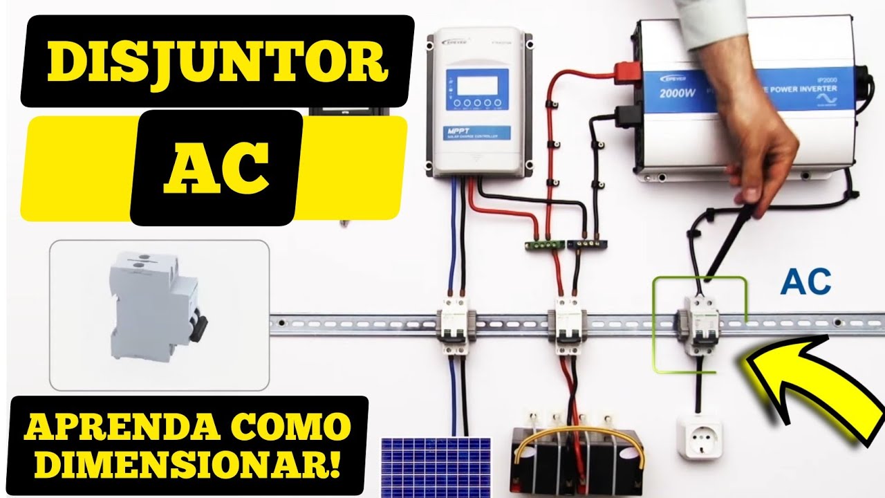 Como Dimensionar o Disjuntor AC Para o Sistema de Energia Solar Off Grid!