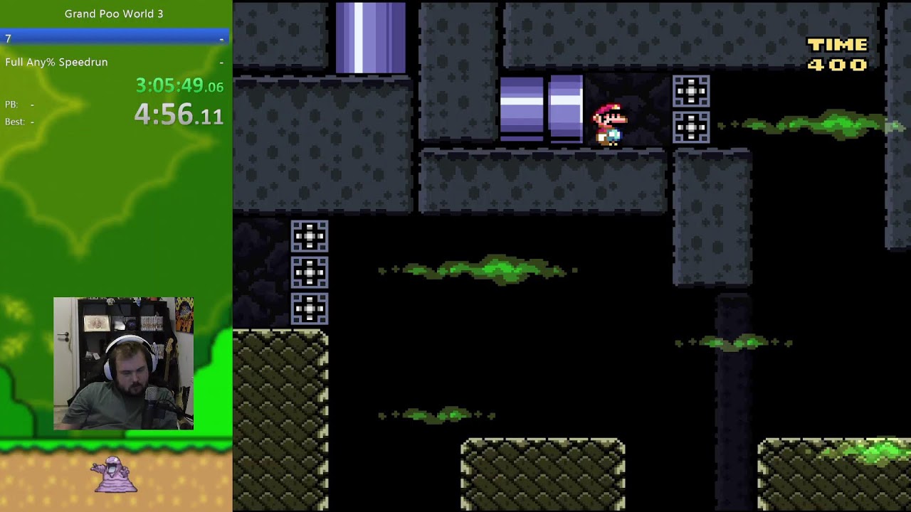 Noob vs Grand Poo World 3 (Day 2) | !goal