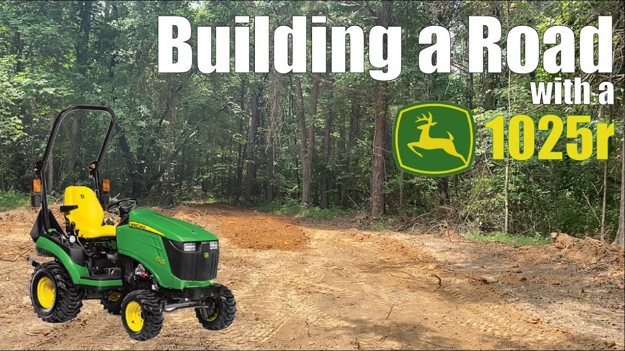 Roadwork with a John Deere 1025r