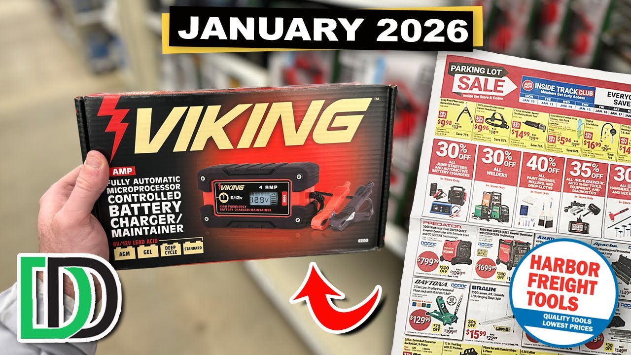Top Things You SHOULD Be Buying at Harbor Freight Tools in January 2026