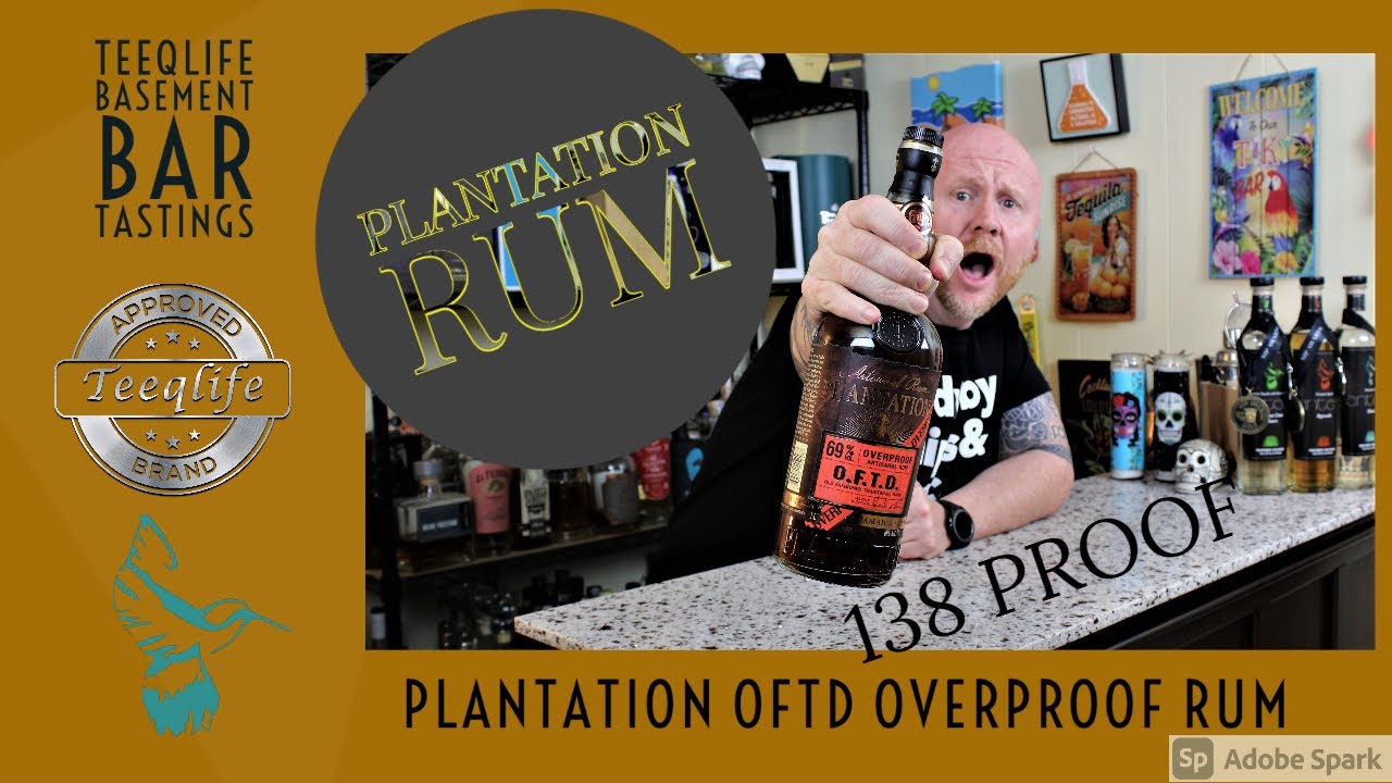 Plantation OFTD Rum - A 138 Proof Artisanal Rum!