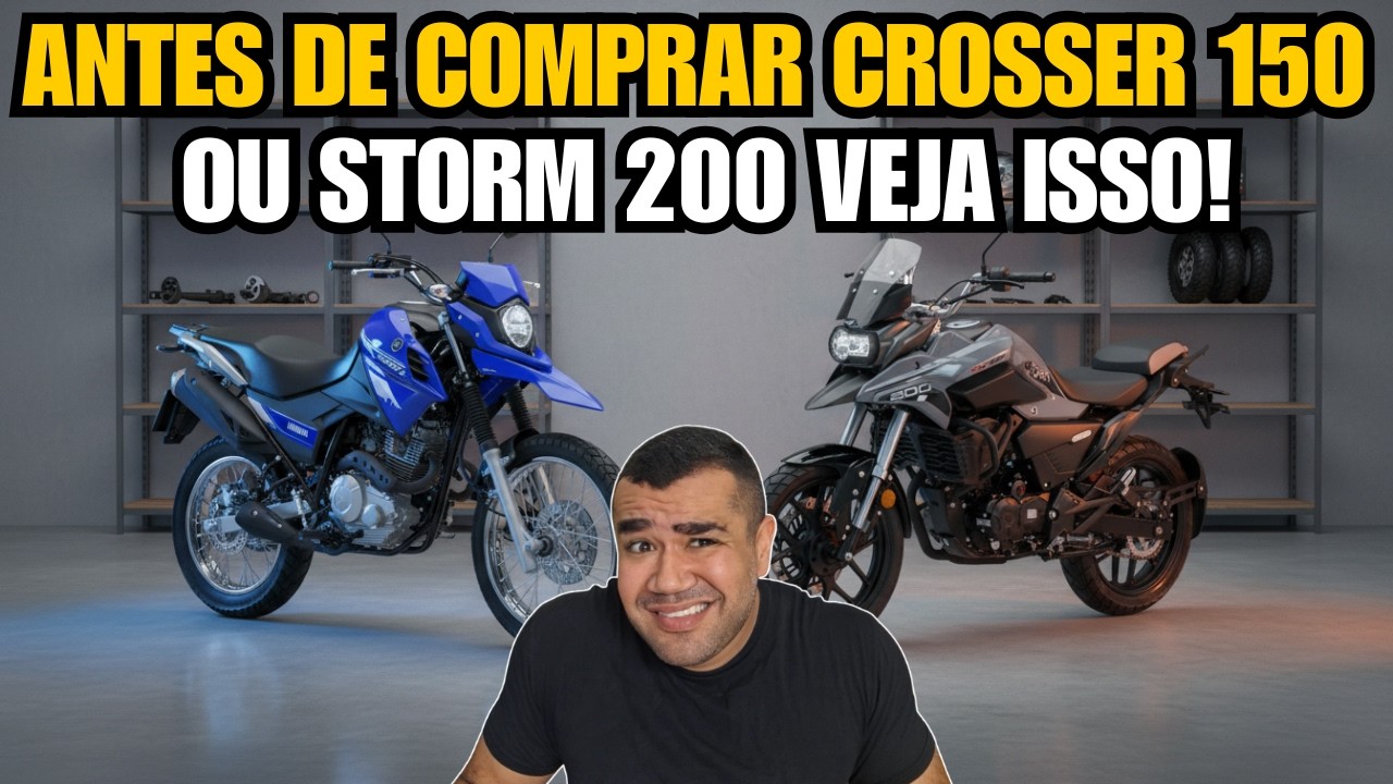 CROSSER 150 OU STORM 200? A VERDADE QUE NINGUÉM TE CONTA