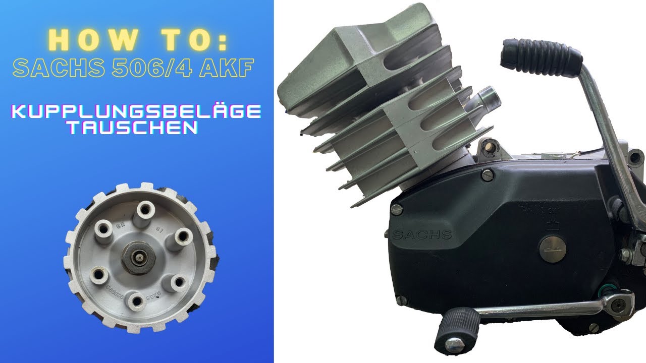 How to Sachs 506/4 AKF: Kupplungslamellen tauschen