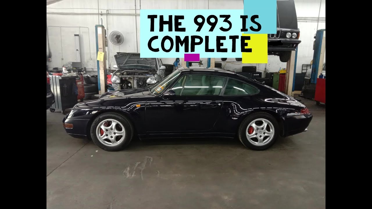 Porsche Carrera 993 engine rebuild finished (Part 8 of oil leak repair)