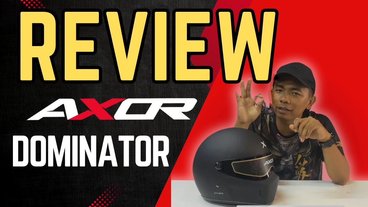 AXOR DOMINATOR MATT BLACK | HELMET REVIEW | HELMET CLASSIC !!!