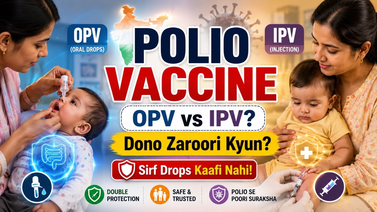 Polio Vaccine Explained | OPV, IPV, cVDPV, VAPP | Complete Doctor Guide