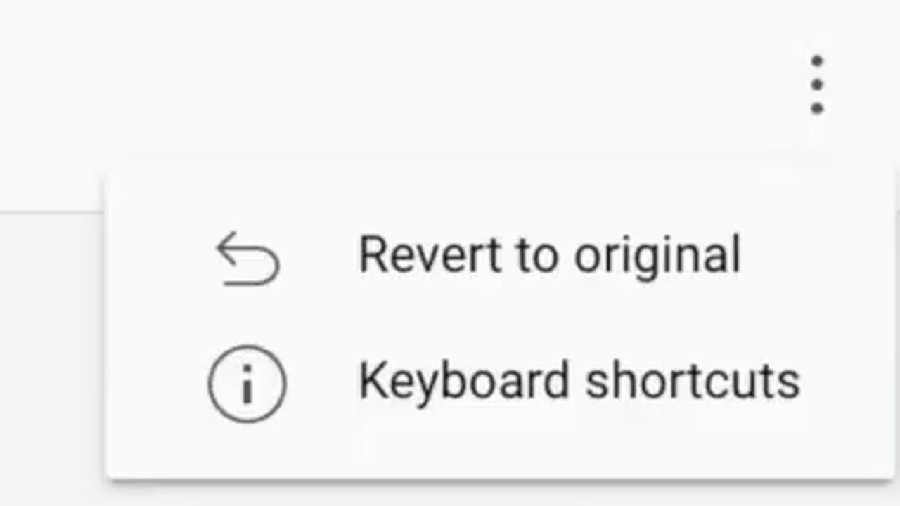 🎞️ YouTube Revert to original missing