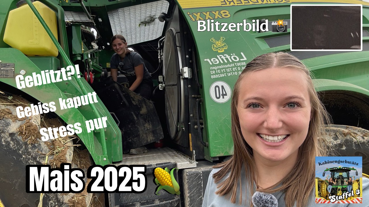 Geblitzt mit dem Maishäcksler? 📸 - Unser Mais häckseln 2025 🌽 | Kabinengschwätz #08