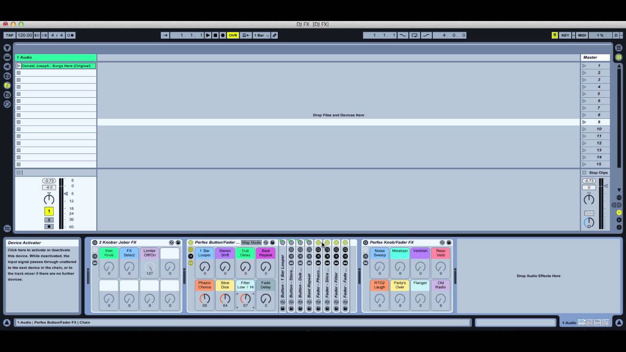 DJ FX Set ÷ FX Rack