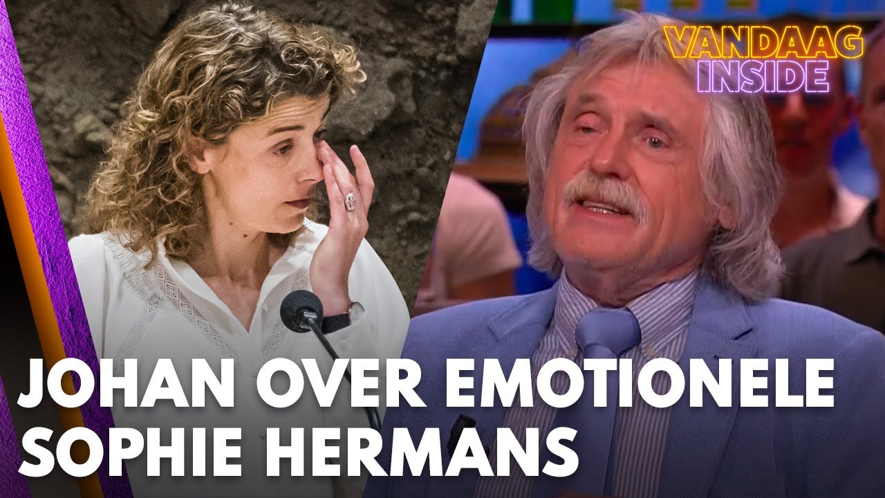 Johan ziet emotionele Sophie Hermans: 'Je moet immuun zijn voor dit soort dingen' | VANDAAG INSIDE