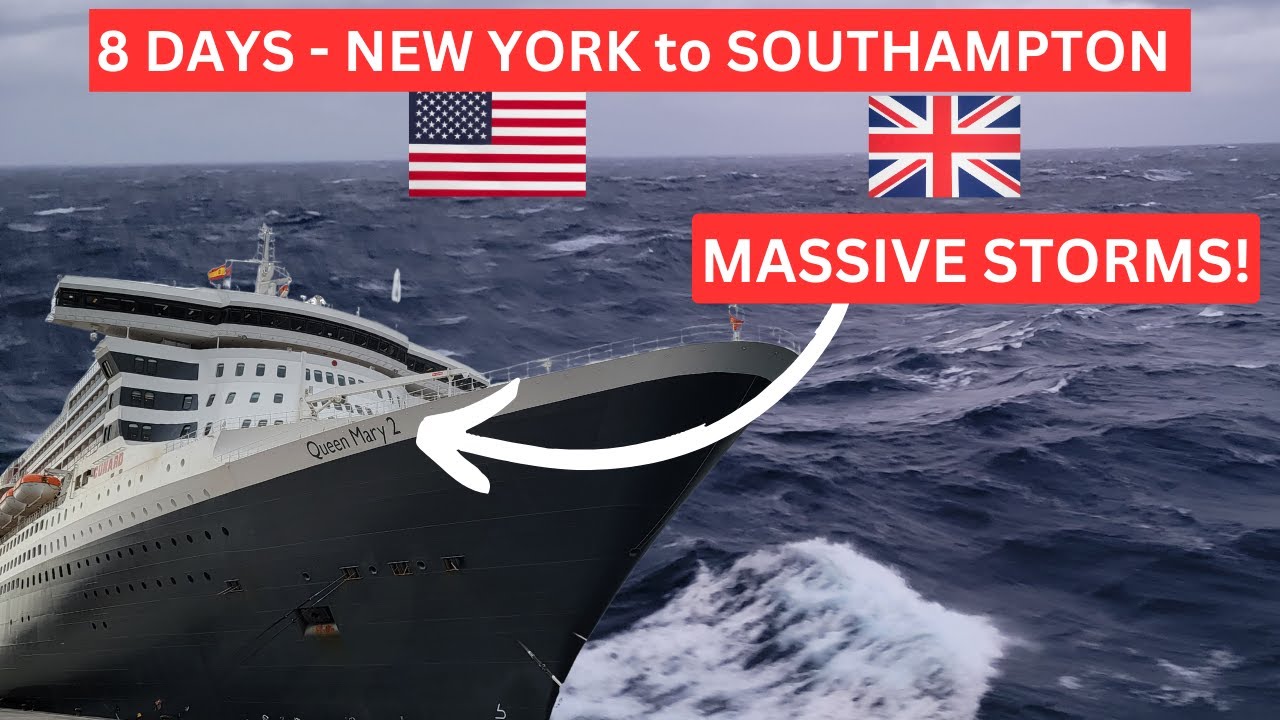 8 DAYS OF TERROR CROSSING THE NORTH ATLANTIC FROM BROOKLYN, NY TO SOUTHAMPTON, ENGLAND.