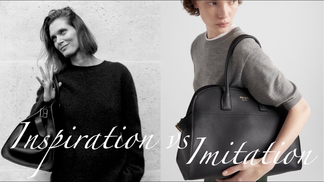INSPIRATION VS IMITATION | Where Is The Line??? Prada vs The Row Margaux | Lela Sophia