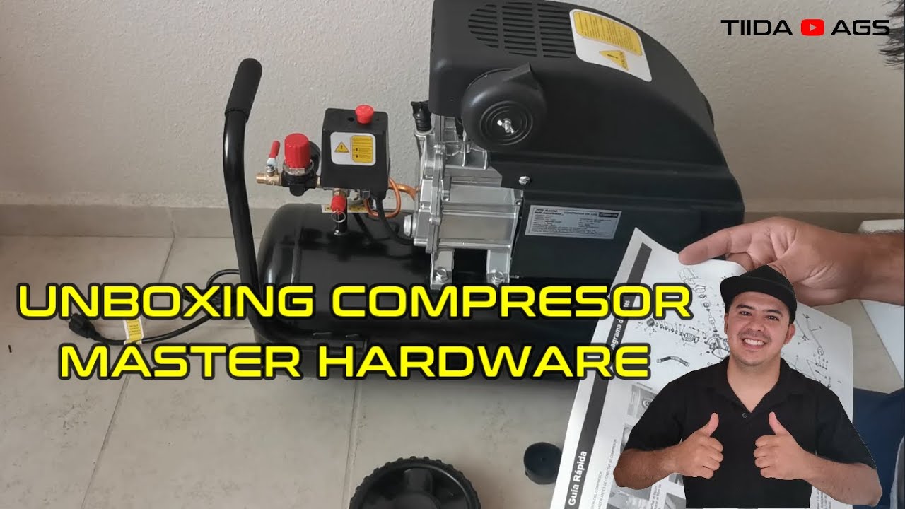 UNBOXING COMPRESOR DE AIRE MASTER HADWARE