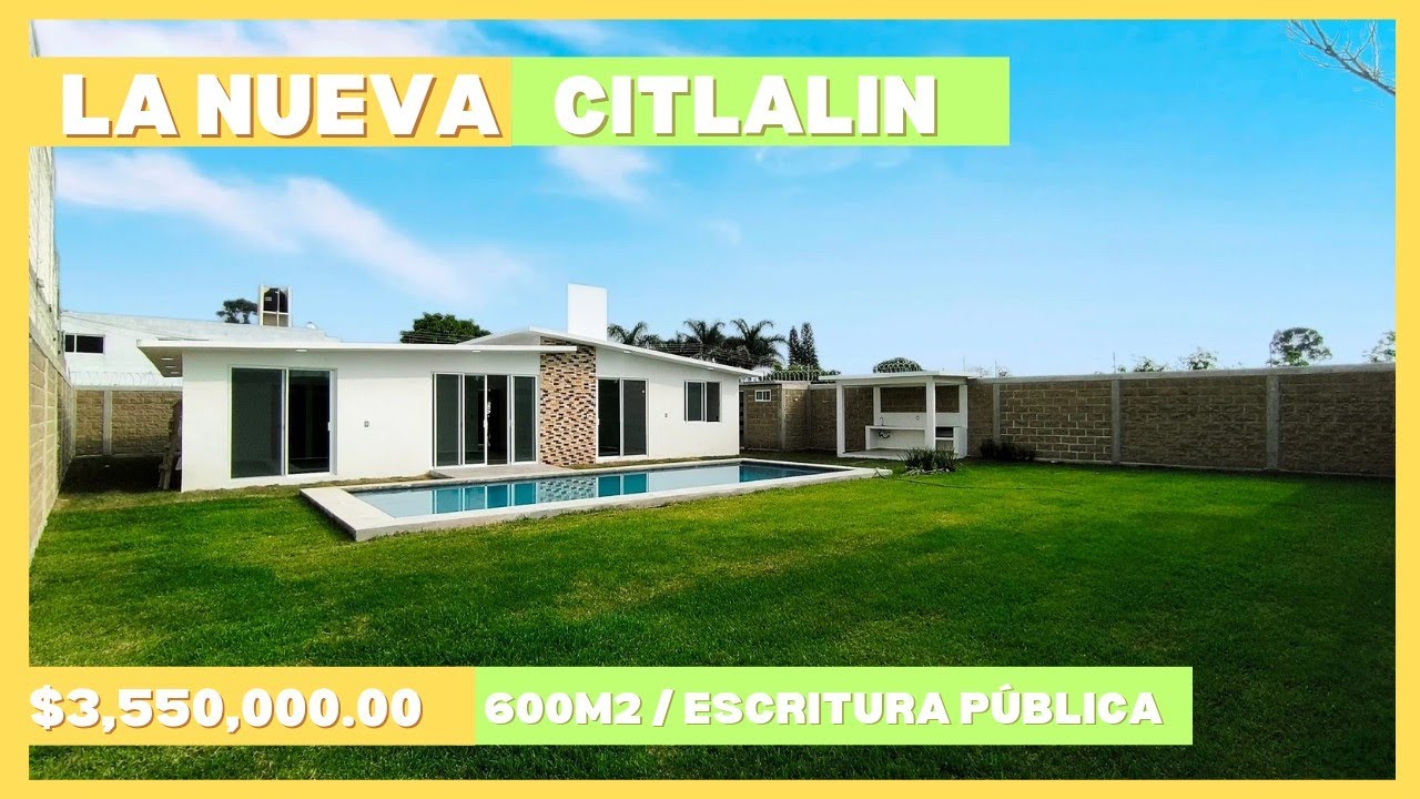 🏡 La NUEVA CITLALIN ✅ FRACCIONAMIENTO AYALA MORELOS ‼️ M&Aacute;S BARATA QUE OTROS