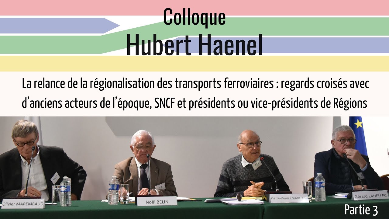 La régionalisation des transports ferroviaires, regards croisés (SNCF et vice-présidents de Régions)