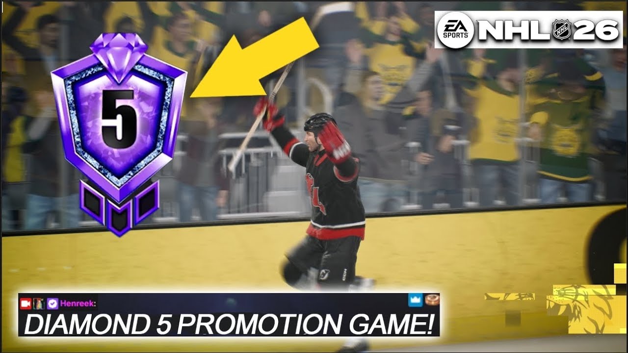 НАПРЯЖЕННАЯ ИГРА ЗА АКЦИЮ НА АЛМАЗНЫЙ КЛУБ 5! РЕЙТИНГОВАЯ ИГРА NHL 26 HUT!