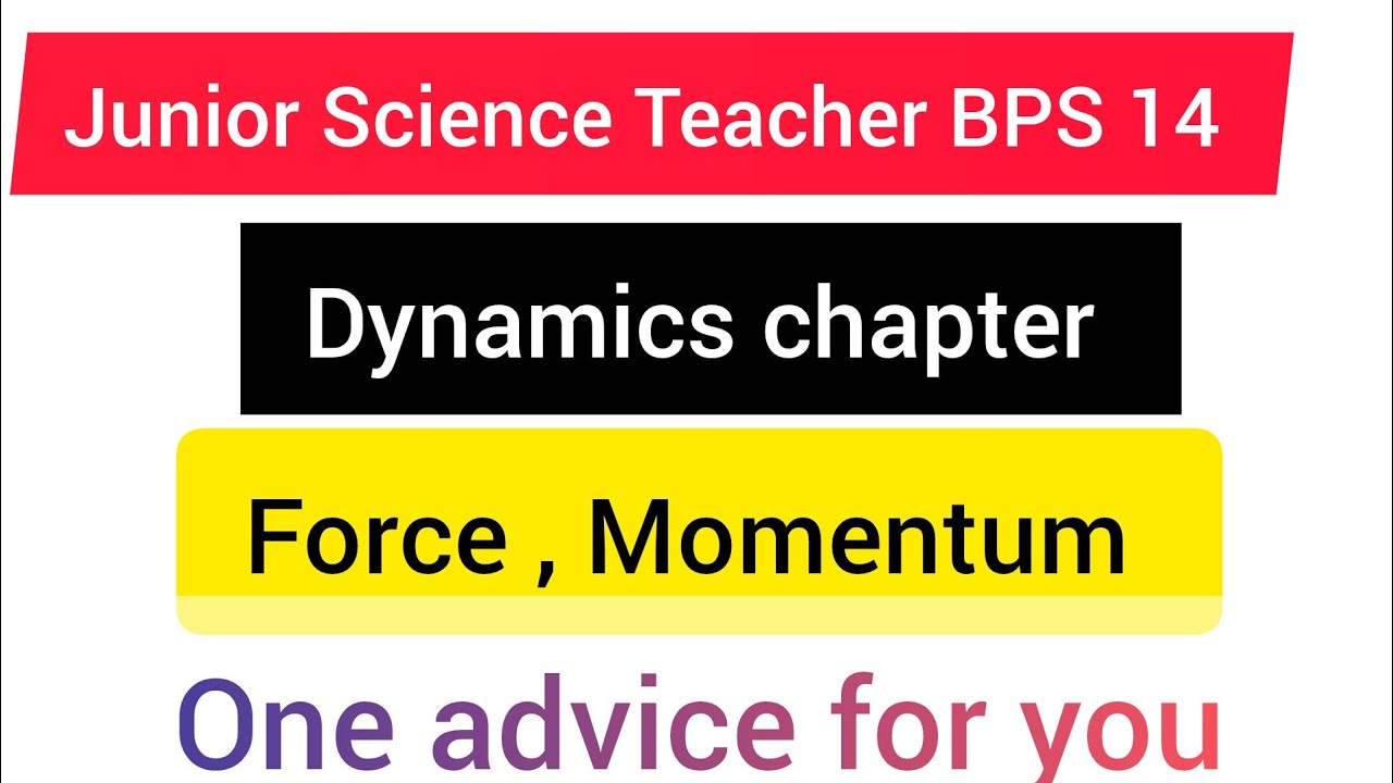 Physics Part 6| Junior Science Teacher BPS 14 jobs preparation 