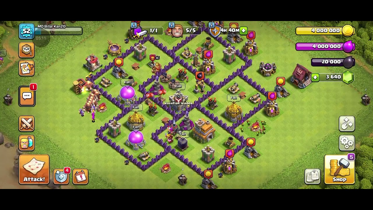 Giant Power! 🛡️ Multiple 3-Star Attacks with Giants! ⚔️ 