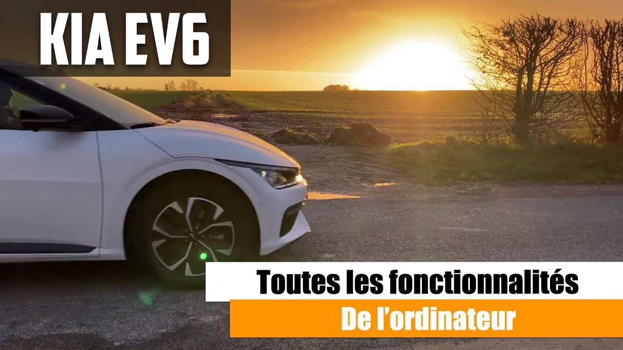 KIA EV6 tout l'ordinateur de bord en détails