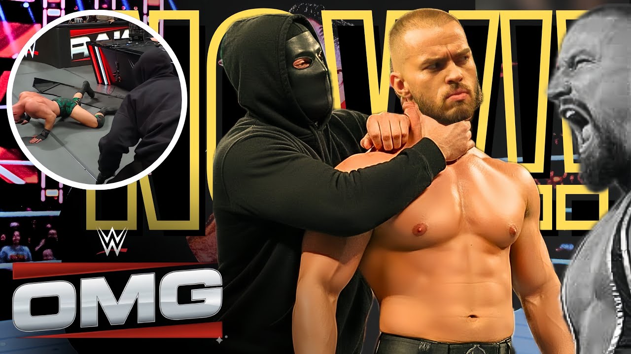 Таинственный человек в маске снова нападает! Брон Брейккер травмирован! WWE RAW, 9 февраля 2026 г...
