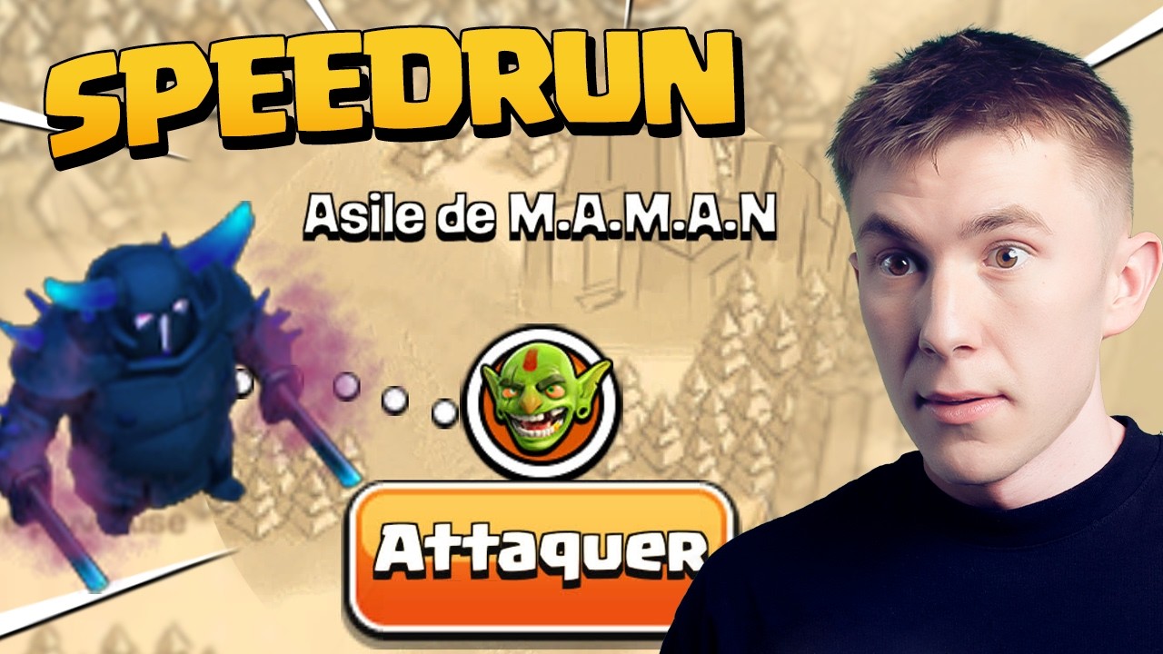 FINIR LE PLUS VITE POSSIBLE la Carte DES GOBELINS sur Clash of Clans !