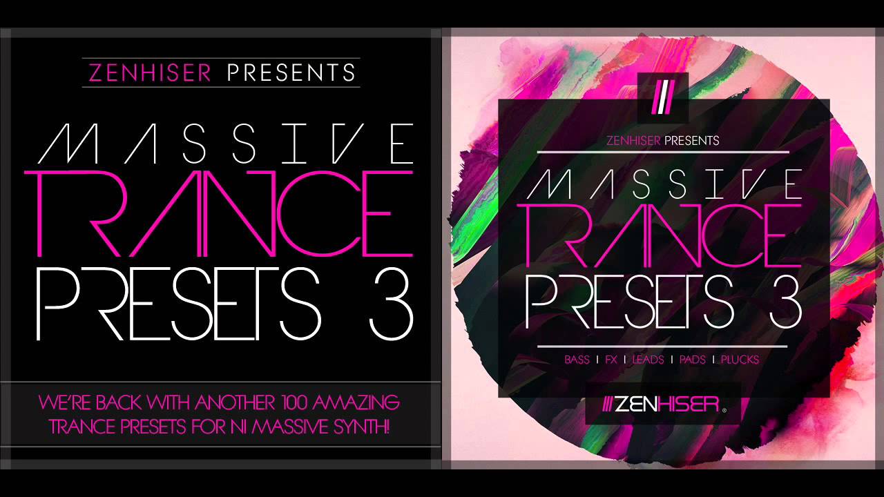 Massive Trance Presets 3 ::: 100 New Trance Presets For NI Massive Synth