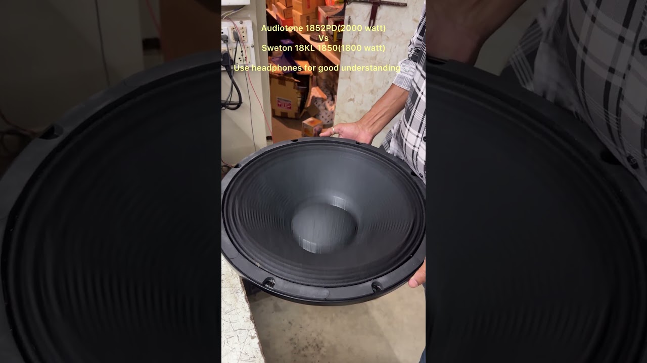 Sweton 1800 watt vs Audiotone 1800 watt testing by a Dealer. 