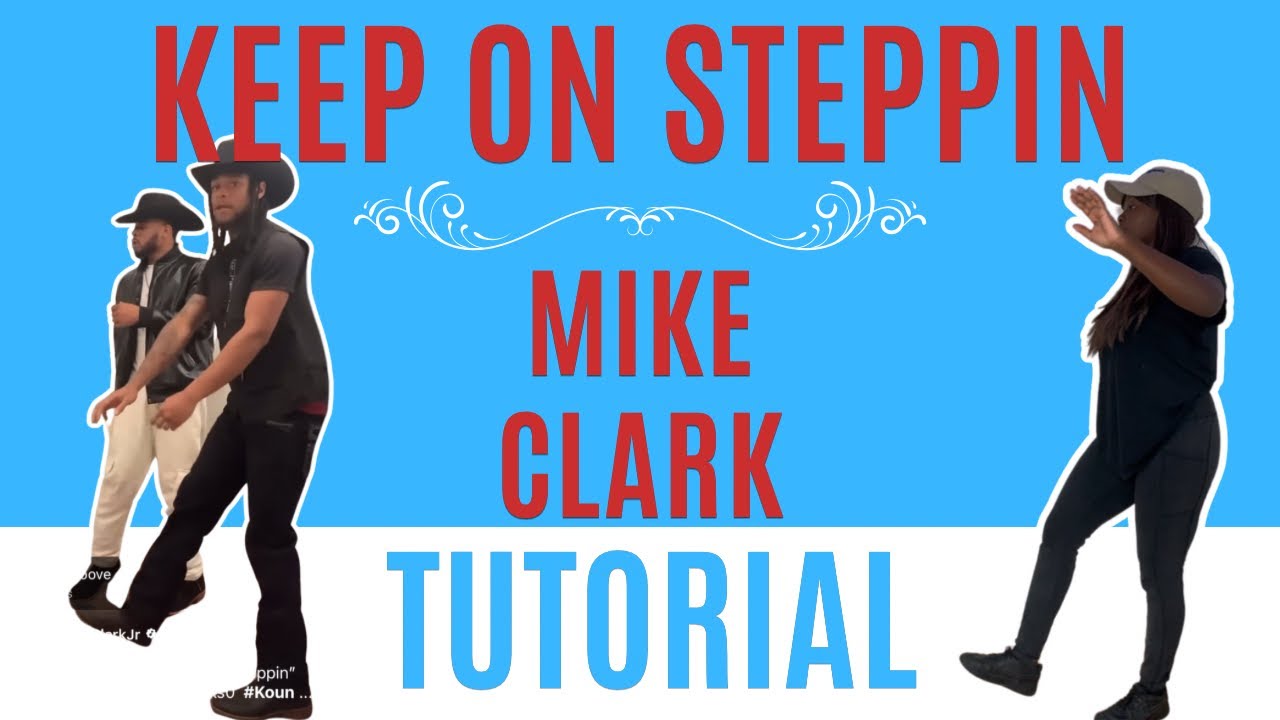 Keep On Steppin Mike Clark* EASY LINE DANCE TUTORIAL (beginner friendly)