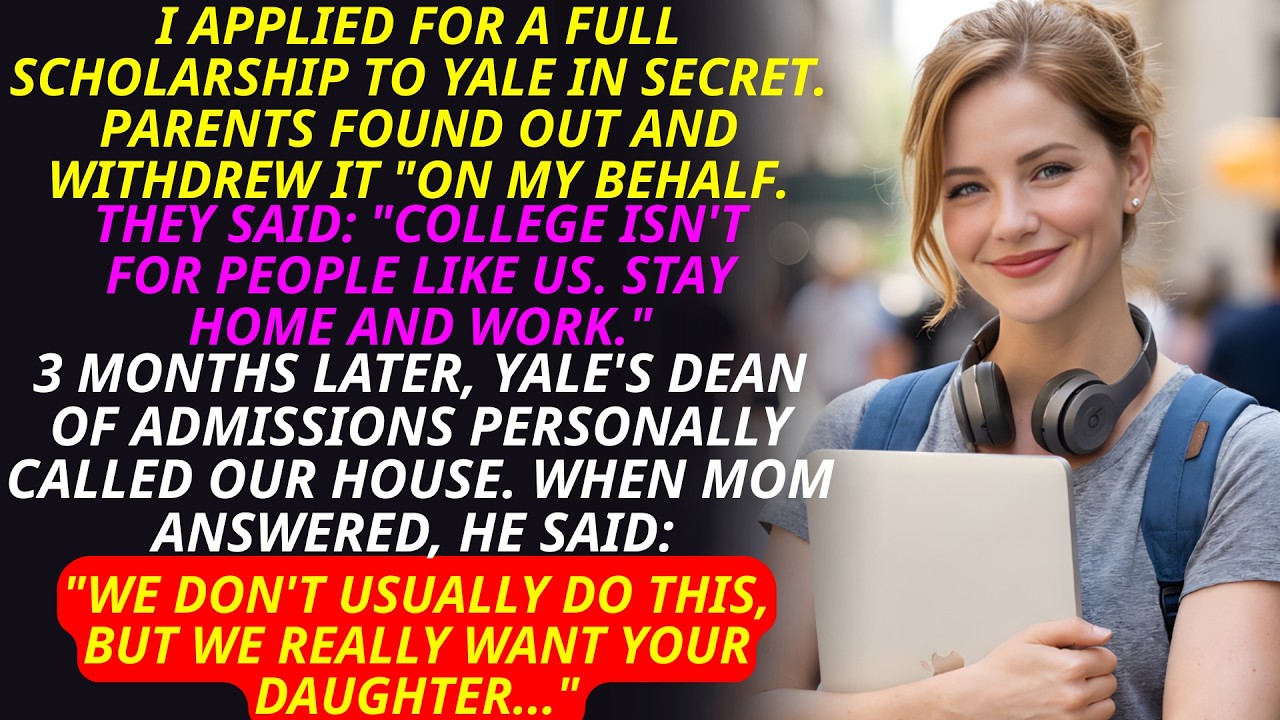 My Parents Withdrew My Scholarship Application Without Telling Me&mdash;The Dean Called Them Personally