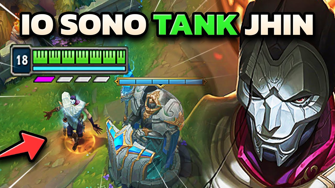 JHIN ma ho 5000 HP e shotto lo stesso (TANK-JHIN) - League of Legends ITA