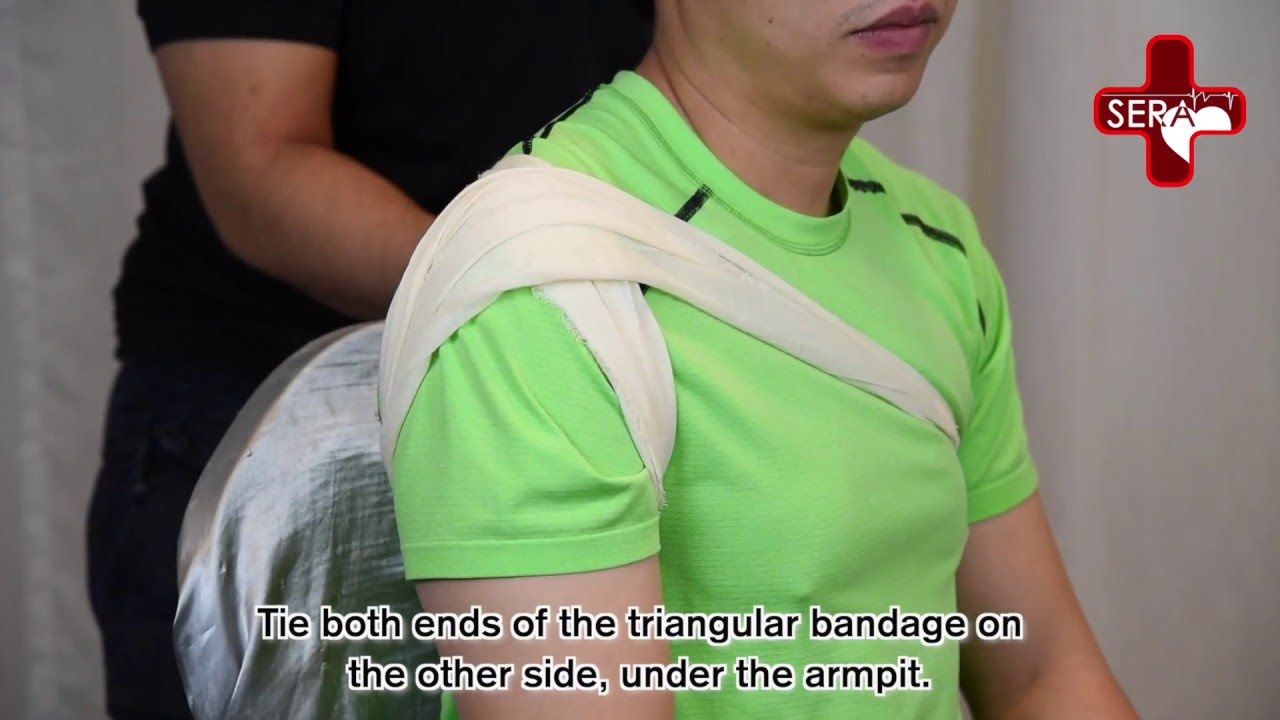 Shoulder Injury Bandage | Singapore Emergency Responder Academy, First Aid and CPR Training