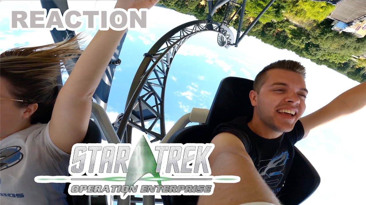 We Rode the Worlds Only Star Trek Themed Roller Coaster! Operation Enterprise at Movie Park Germany