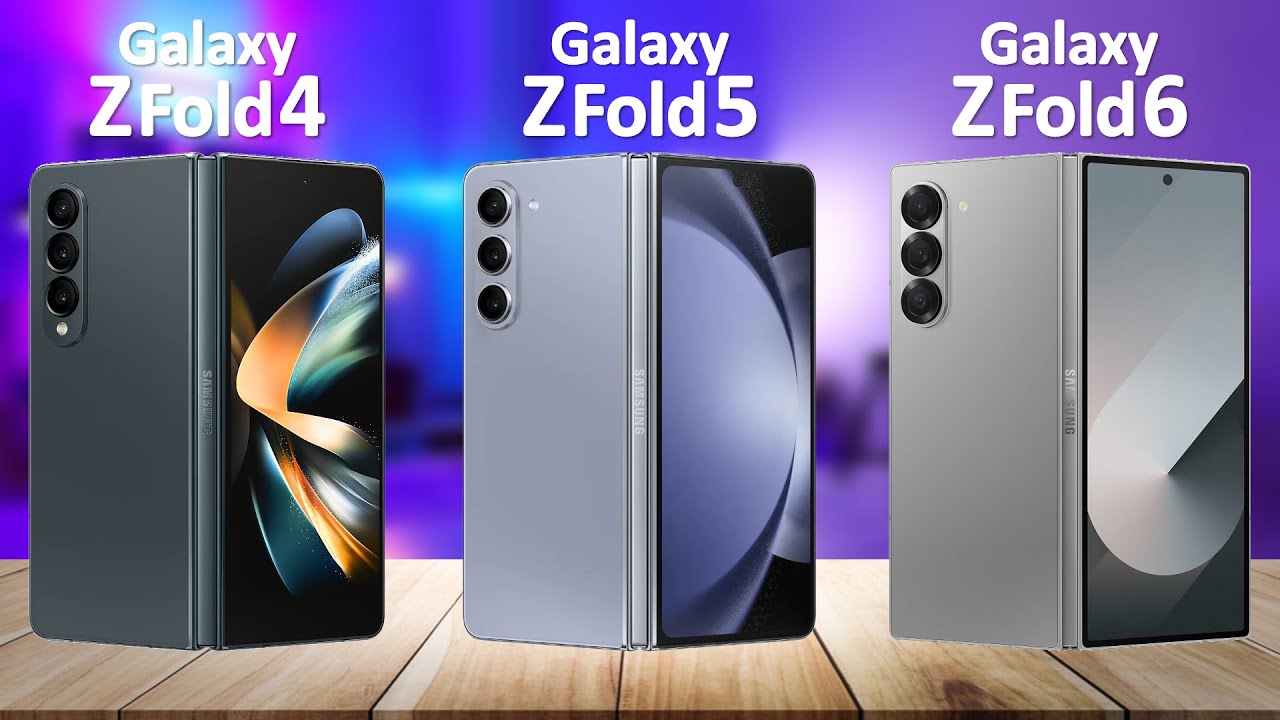 Samsung Z Fold 6 VS Samsung Z Fold 5 VS Samsung Z Fold 4