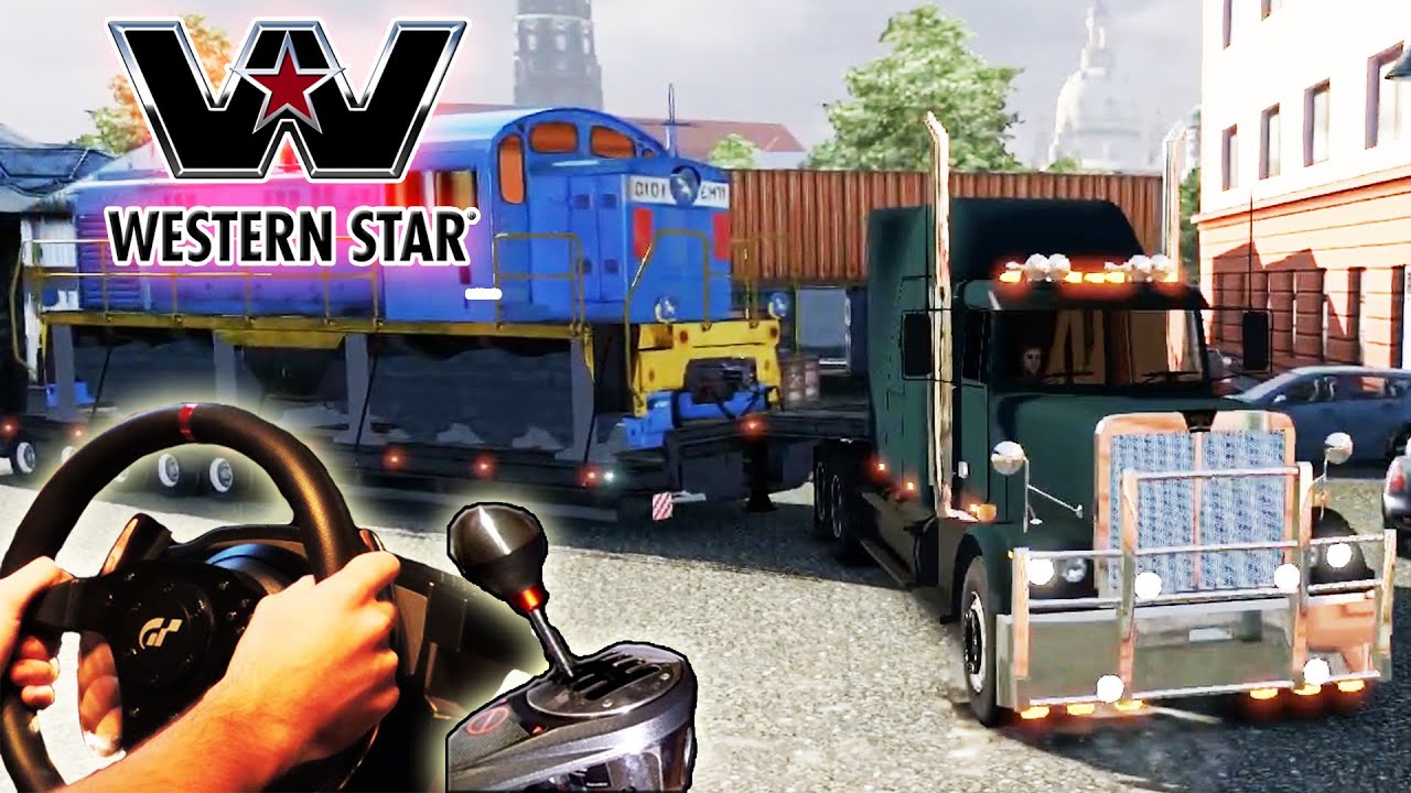 Euro Truck Simulator 2 - American Trucking (Western Star, oversize train) engine mod v1.9.22 HD 2014