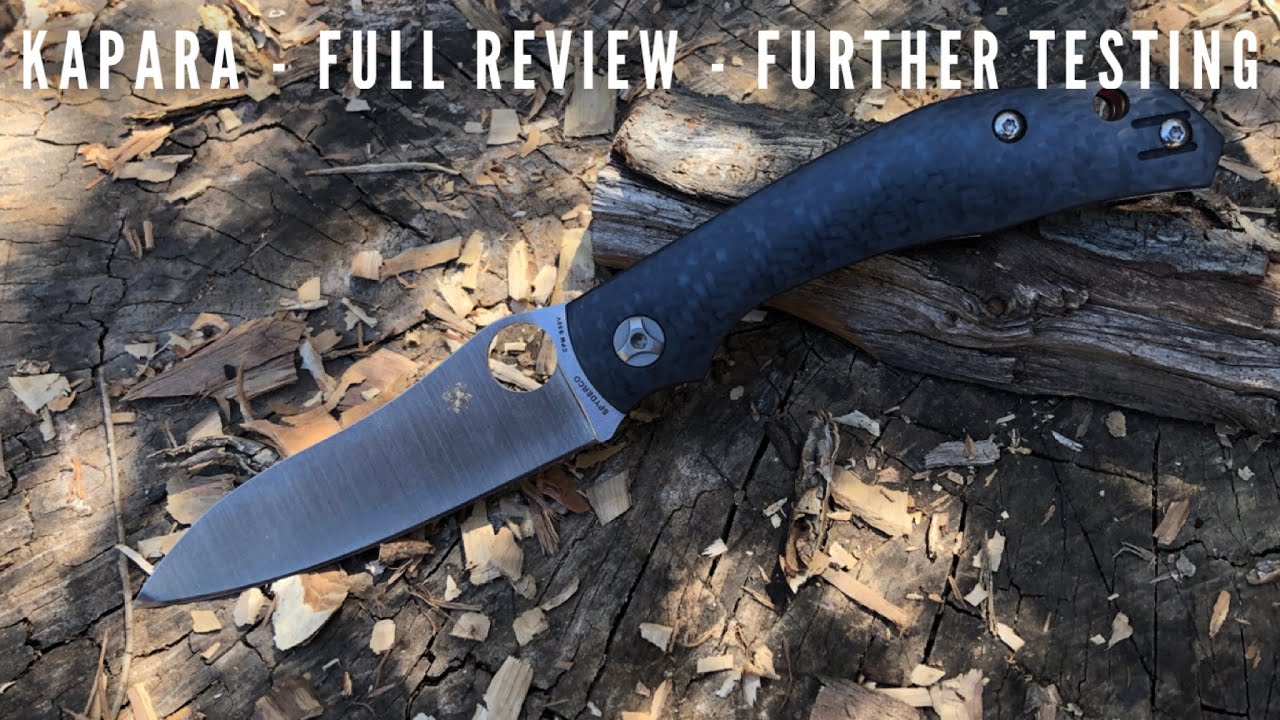 Spyderco Kapara - New - Full Review, Edge Retention