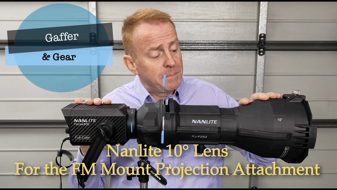 Gaffer & Gear 281 - Nanlite 10&deg; Lens for Forza FM Mount Projection Attachment
