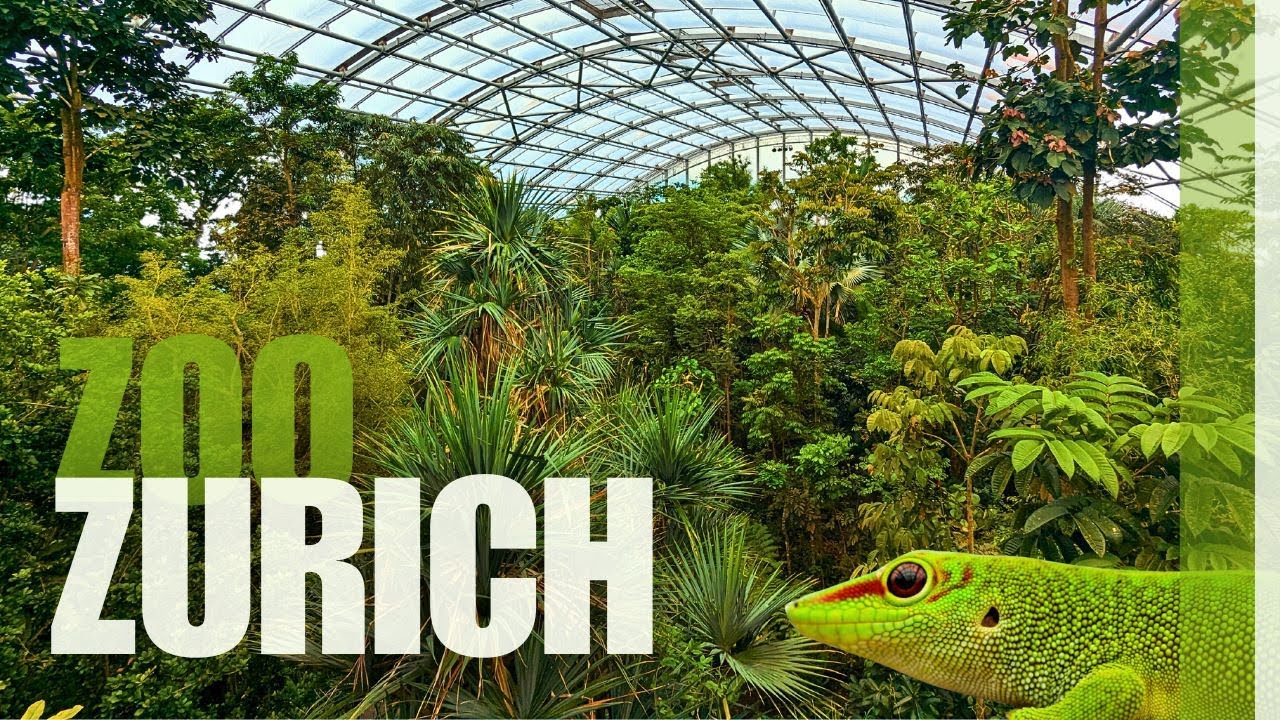 Immense tropical hall at Zoo Zurich