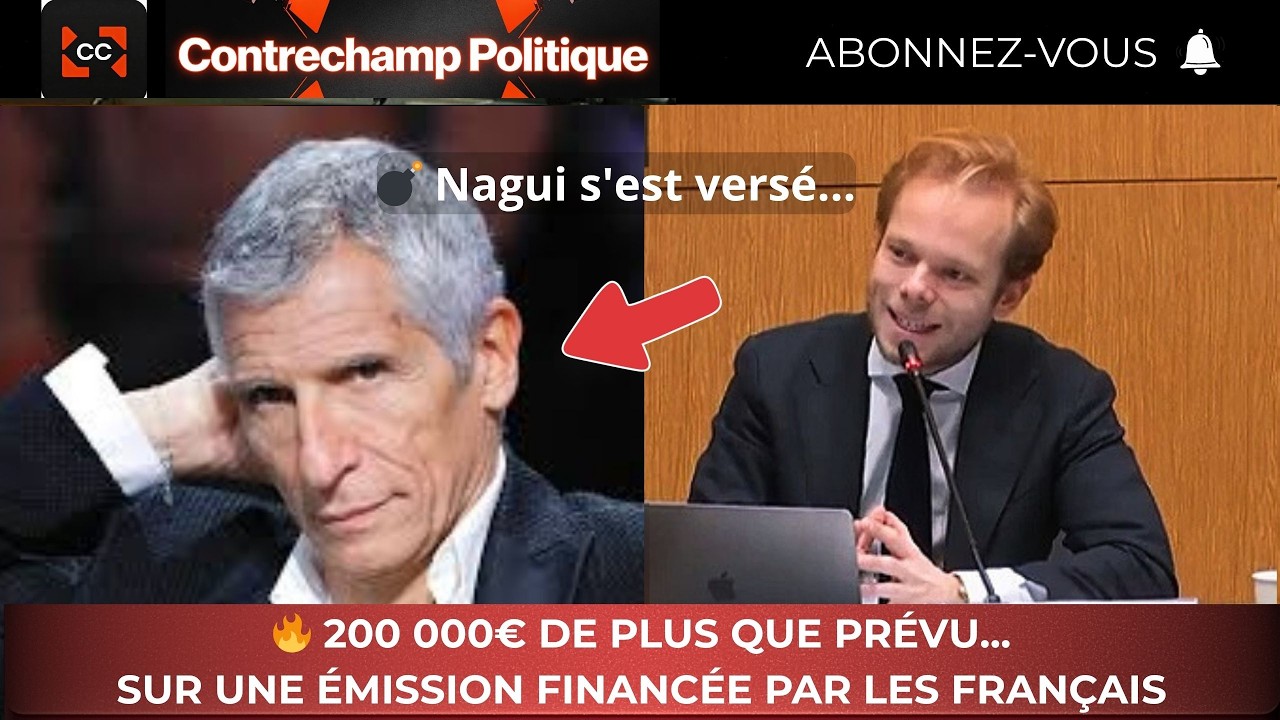 💣 Nagui s'est versé 200 000€ DE PLUS que prévu — sur une émission financée par les Français