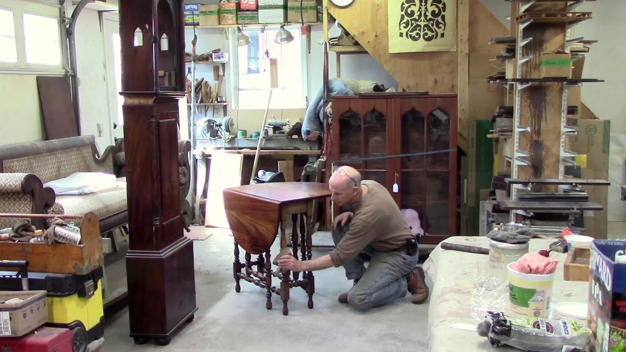 Restoring a Gateleg Table - Thomas Johnson Antique Furniture Restoration