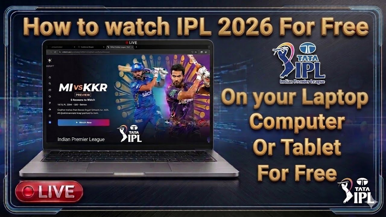 HOW TO WATCH IPL ON LAPTOP | COMPUTER | TAB | IN HINDI | WATCH IPL FOR FREE ON JIO HOTSTAR IN HINDI