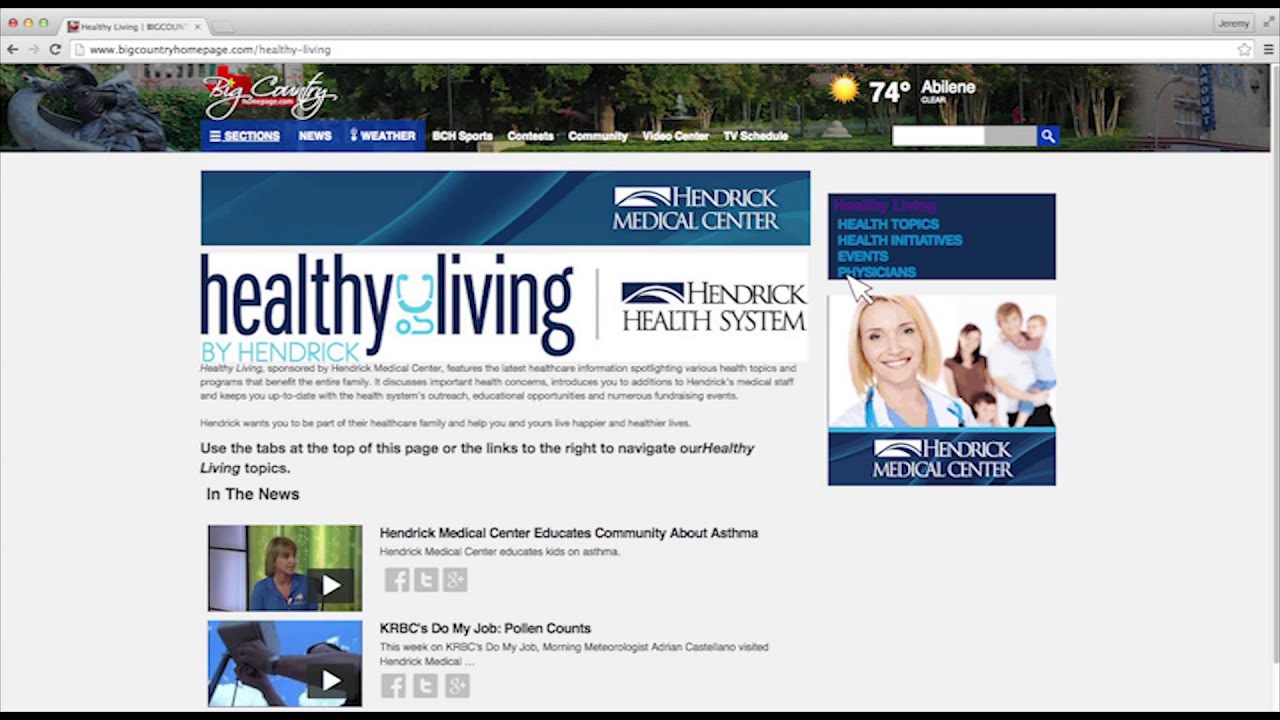 BCHP Hendrick Medical Center Healthy Living CLaMF