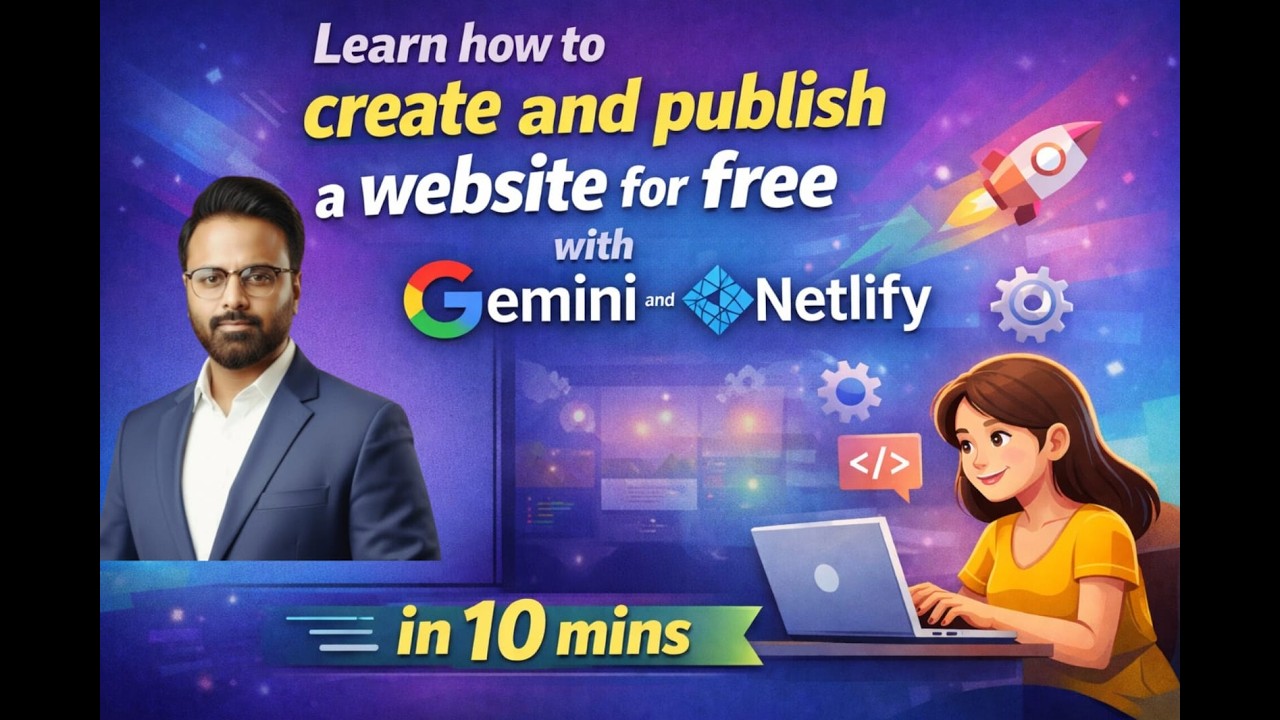 Create and publish a complete website for FREE in just 10 minutes using AI 🚀