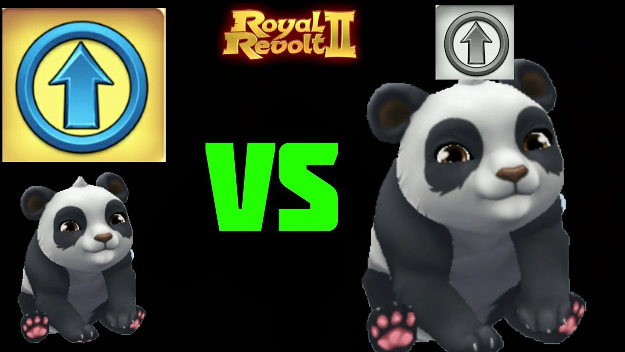 ROYAL REVOLT 2 - PAL LEVEL 1 VS LEVEL 10! (the real difference)