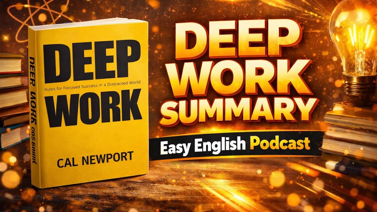 Easy English Podcast | Deep Work Book Summary |Learn English