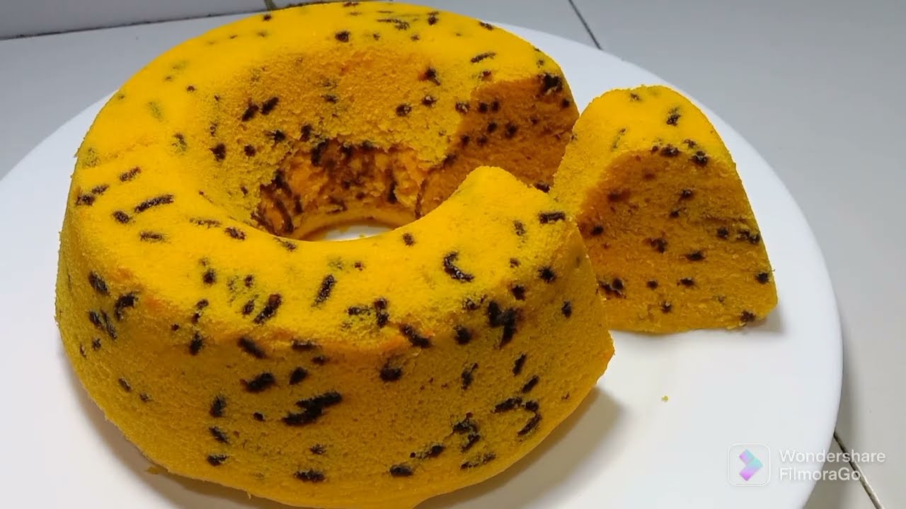 BOLU LABU KUNING MESES CUKUP 2 BUTIR TELUR,TANPA OVEN SUPER MENUL ,LEMBUT DAN ENAK
