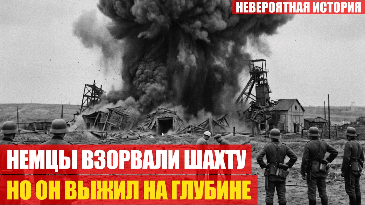 НЕМЦЫ ВЗОРВАЛИ ШАХТУ НО ОН ВЫЖИЛ: 63 солдата мертвы — казах жил НА ГЛУБИНЕ 300 метров