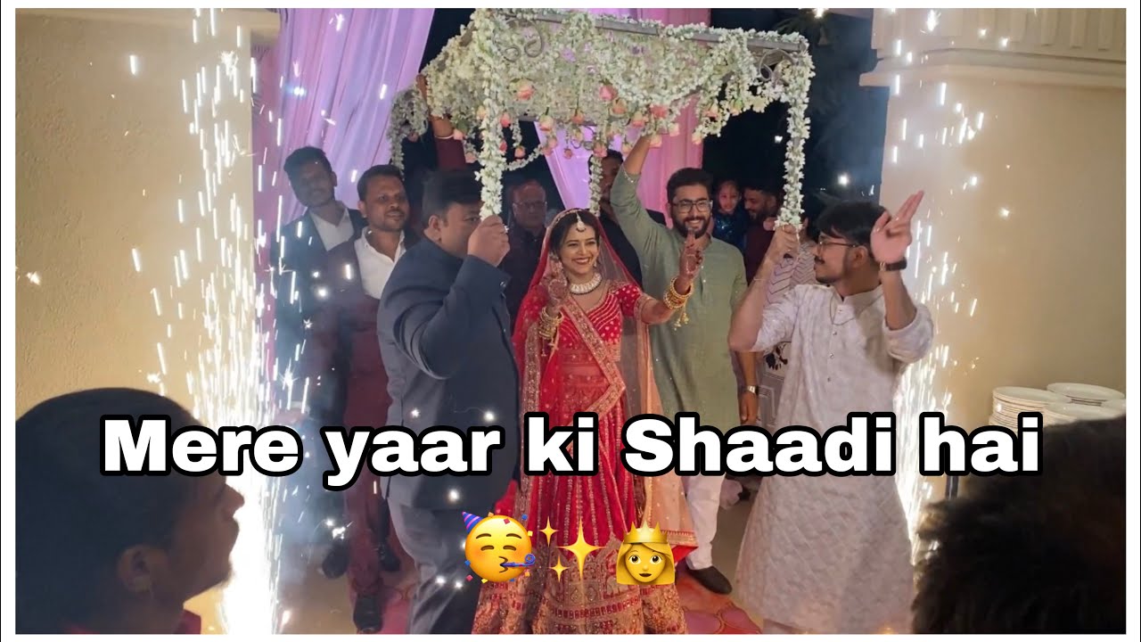 Mere Yaar ki Shadi Hai | wedding | ootd |Tanu Khan | journey | Pune | Celebrate | Rituals | Indian